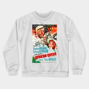 The African Queen UK Movie Poster Crewneck Sweatshirt